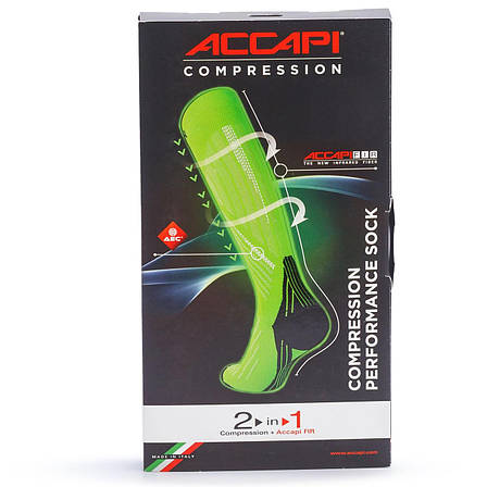 Термошкарпетки Accapi Compression Performance, Green Fluo, 39-40 (ACC NN760.928-39), фото 2
