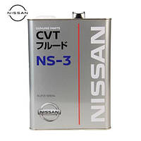 Масло трансмиссионное Nissan CVT NS-3 , 4 л KLE5300004