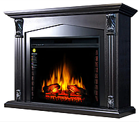 Камінокомплект Електрокамін ArtiFlame Praga AF33 Венге Електричний 3D Камін з ефектом живого полум'я, фото 3