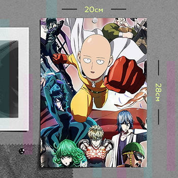 "Сайтама (Ванпанчмен / One-punch man)" плакат (постер) розміром А4 (20х28см)