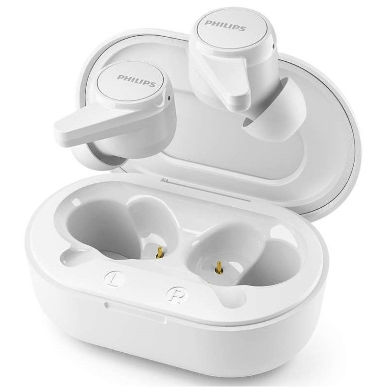Бездротові наушники з мікрофоном bluetooth PHILIPS TAT1207 True Wireless IPX4 Білий