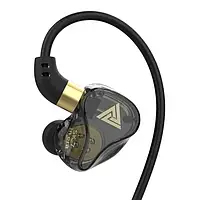 Дротові вакуумні навушники QKZ SK7 з мікрофоном та шумопоглинанням для ігор та спорту