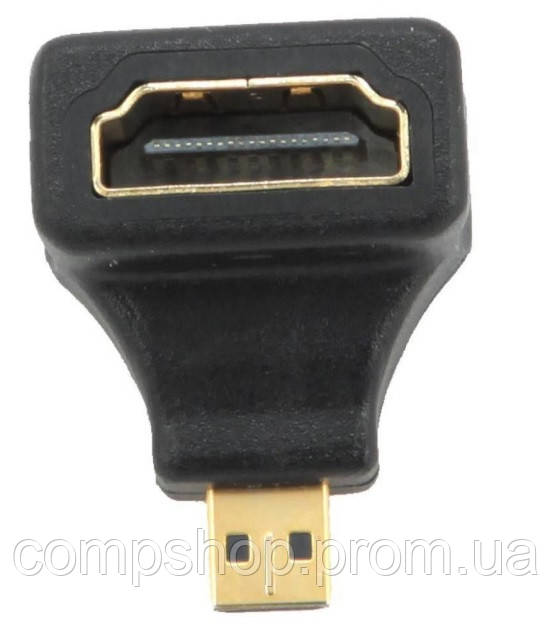 Адаптер Cablexpert A-HDMI-FDML  HDMI на Micro-HDMI кут 90 градусів  (код 72227), фото 1