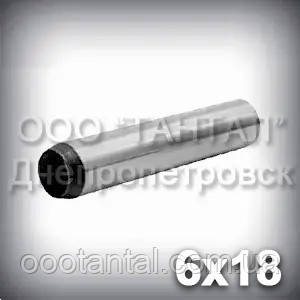 Штифт 6х18 загартований DIN 6325 (ГОСТ 24296-93) циліндричний сталевий