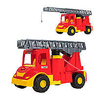 Большая Игрушечная пожарная машинка "Multi truck" (лестница 77см, длина 43см, подача воды) 39218 (Tigres)