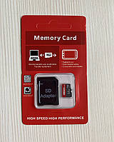 Карта памяти Micro SD 64 GB + Adapter CLASS 10 для телефонов и фотоаппаратов