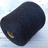 Пряжа Меринос 100%, Zegna Baruffa атрацит., фото 2