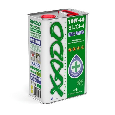 XADO Напівсинтетична олива Atomic Oil 10W-40 SL / CI-4 4L