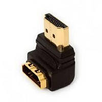 Перехідник Atcom HDMI-HDMI M/F Gold-plated кутовий (3804) (Код товару:21738)