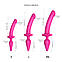 Анальна пробка з дилдо 2в1 Strap-On-Me SWITCH PLUG-IN DILDO Fuchsia L, діаметр 4,5/3,4 см, фото 4