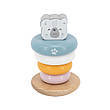Дерев'яна пірамідка Viga Toys PolarB Білий ведмедик, неваляшка (44005), фото 7