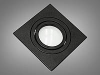 Поворотный точечный светильник, серия "Аluminium", цвет чёрный 160B-10-SBK-LS