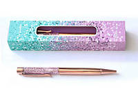 Ручка с гелем, металлическая, шариковая, возвратная, розовое золото, в кор. Серия Be positive