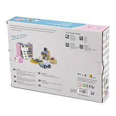 Дерев'яні меблі для ляльок Viga Toys PolarB Дитяча кімната (44036), фото 4