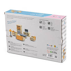 Дерев'яні меблі для ляльок Viga Toys PolarB Вітальня (44037), фото 4