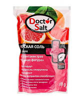 Морская соль для ванны с экстрактами трав "Стройная фигура" Doctor Salt Грейпфрут 530г.