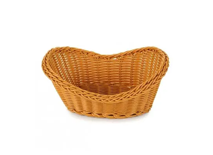 Плетений кошик для хліба 22см