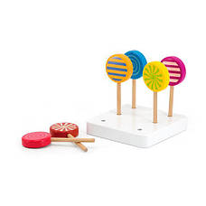 Набір іграшкових льодяників Viga Toys з дерева 6 шт. (44529), фото 4