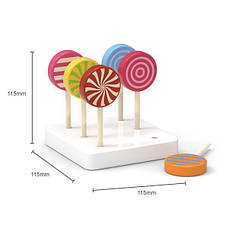 Набір іграшкових льодяників Viga Toys з дерева 6 шт. (44529), фото 5