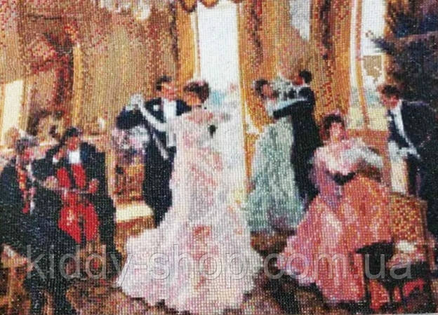 Алмазна вишивка. Картина на підрамнику "Перший бал" , розмір 40х50, фото 1