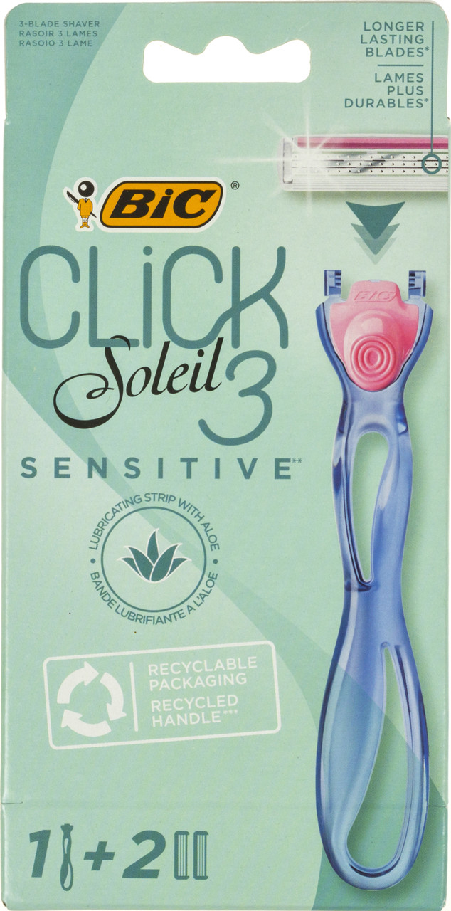 Станок однораз. "Bic Click 3 Soleil Sensitive" №4953
