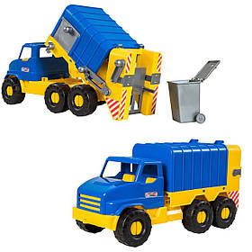 Велика іграшкова машинка Сміттєвоз "City Truck" (рухомі елементи, 47 см) 39399 (Tigres)