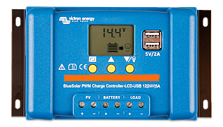 Контролер заряду BlueSolar PWM-LCD&USB 12/24V-5A