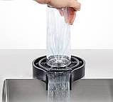 Ополіскувач для склянок чашок кухоль келихів ринзер колір сірий, фото 3