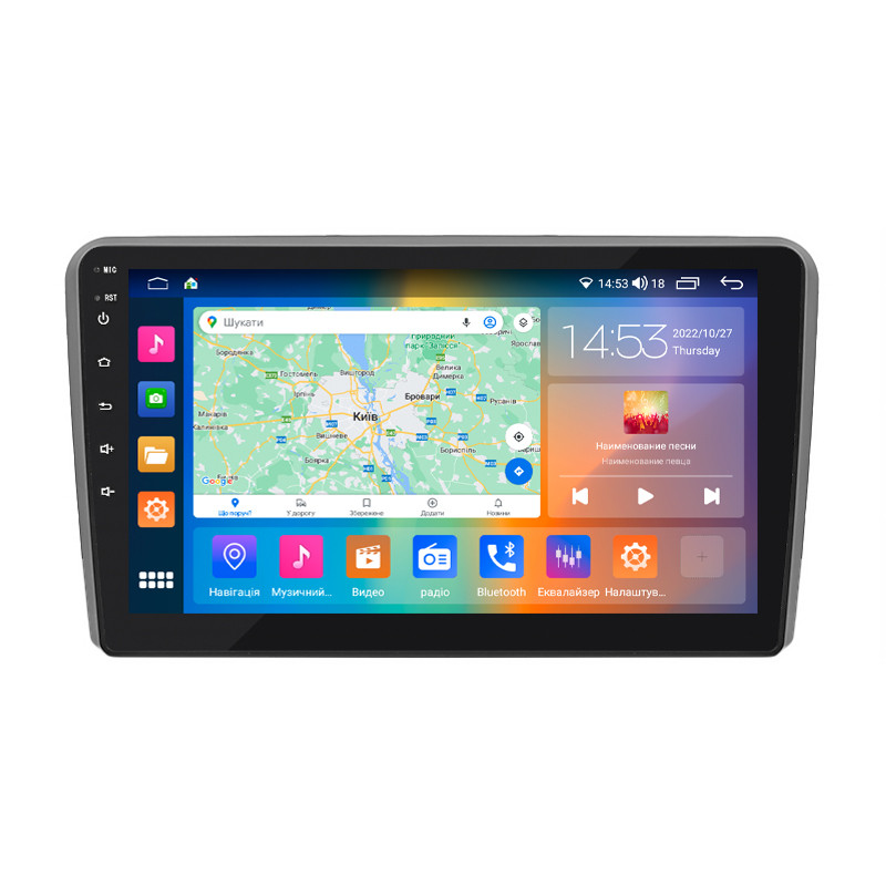 Штатна магнітола 9" Lesko для Audi S3 II (8P) 2006-2008 4/64Gb CarPlay 4G Wi-Fi GPS Prime Аудіо 9 шт., фото 1