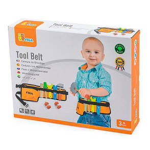 Дерев'яний ігровий набір Viga Toys Пояс з інструментами (50532), фото 1