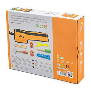 Дерев'яний ігровий набір Viga Toys Пояс з інструментами (50532), фото 2