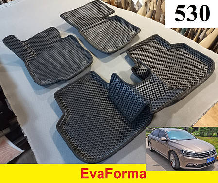 3D килимки EvaForma на Volkswagen Passat B7 (NMS I) USA '11-18, килимки ЕВА, фото 2