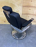 Перукарське чоловіче крісло з підголовником Barber-крісло для Барбершоп Elegant Lux, фото 2