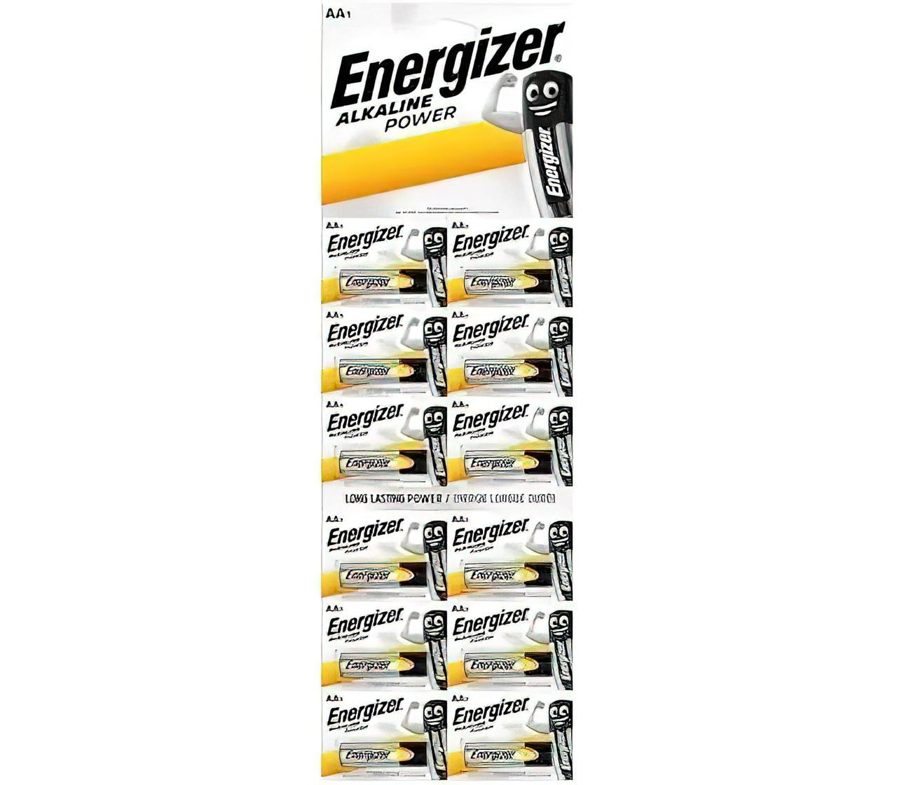 Батарейка Energizer AA-LR6 планшет  12шт