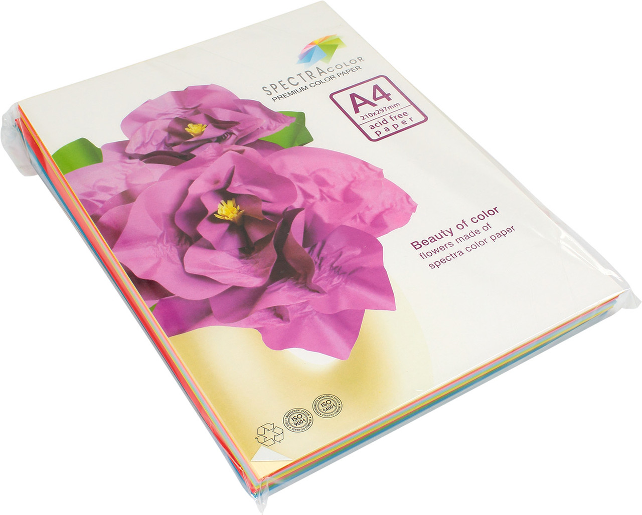Папір кольор. А4 160г/м супер мікс 10х10 Spectra Color-Rainbow Pack IT 85"B"(100шт)(1)(11)