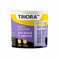 Емаль акрилова для вікон та дверей TRIORA біла (2,5 л)