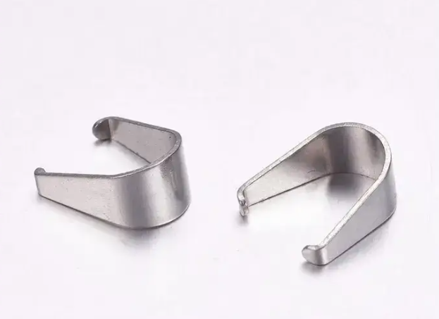 Скоба клипса держатель для армейского жетона, кулона, крестика из ...