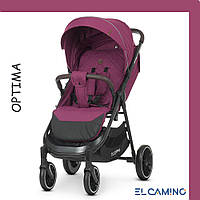 Коляска прогулочная детская El Camino Optima ME 1083 Purple Фиолетовый