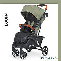 Дитяча коляска El Camino Loona ME 1090-1 Olive Green Хакі