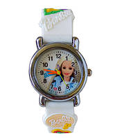 Часы детские наручные для девочки Барби белый