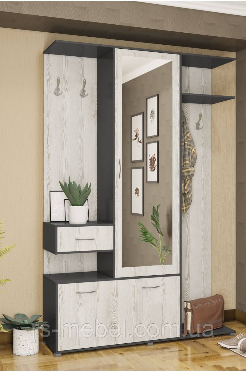 ПЕредпокій "Грета", антрацит (Світ Меблів), фото 1