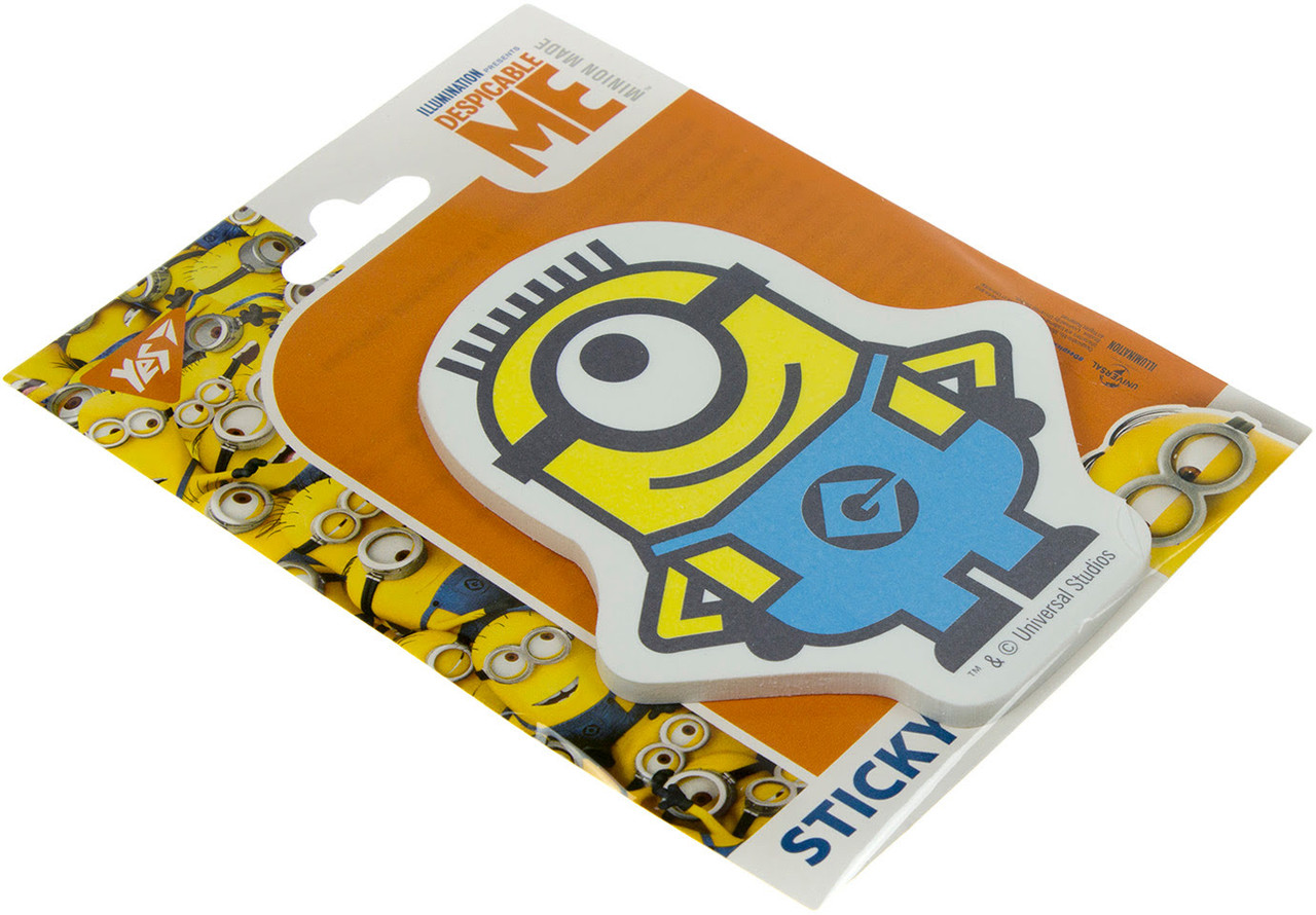 Блок/зам. липк. краєм фігурн. 90х106мм 40арк. "Yes" Minions №170247