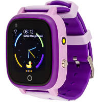 Новинка Смарт-часы Amigo GO005 4G WIFI Kids waterproof Thermometer Purple (747019) !