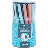 Ручка гелева Axent "пиши-стирай" Illusion, синя 24 шт (1094-02-a), фото 2