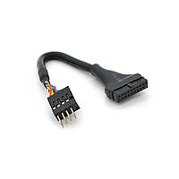 DR Переходник USB 3.0 => USB 2.0 для материнской платы, 20pin (мама) to 8 pin (папа)