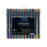 Набір ручок гел. "Linc" №411959 Pentonic 0,6мм 12кольор.(1)(10)