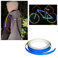 Светоотражающая лента для одежды, велосипеда FGT-006 Feel Fit синяя