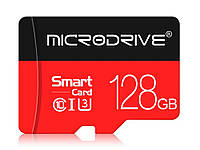 Карта памяти Microdrive с SD адаптером class 10 128Gb Черный Хіт продажу!