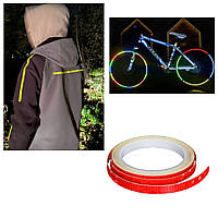 Светоотражающая лента для одежды, велосипеда FGT-006 Feel Fit красная