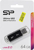 Флеш-пам`ять 64GB "Silicon Power Ultima" II-I series USB2.0 black